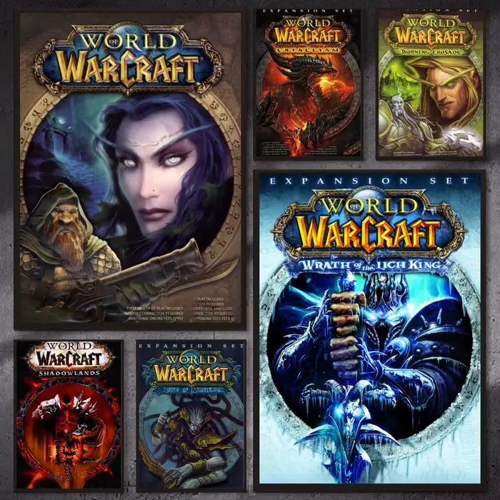 Affiche de jeu vidéo World of Warcraft