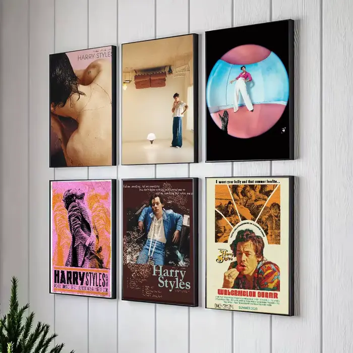 Affiche H-Harrys Singer Styles pour la décoration moderne dans les bureaux à domicile, les chambres à coucher, les salons, les cuisines et les salles de bain.
