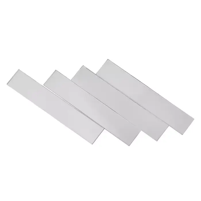 1/200 pièces/ensemble, autocollants muraux en miroir rectangulaires DIY