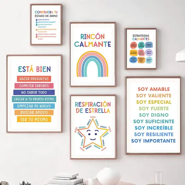Impressions sur toile d'angle calme espagnol moderne