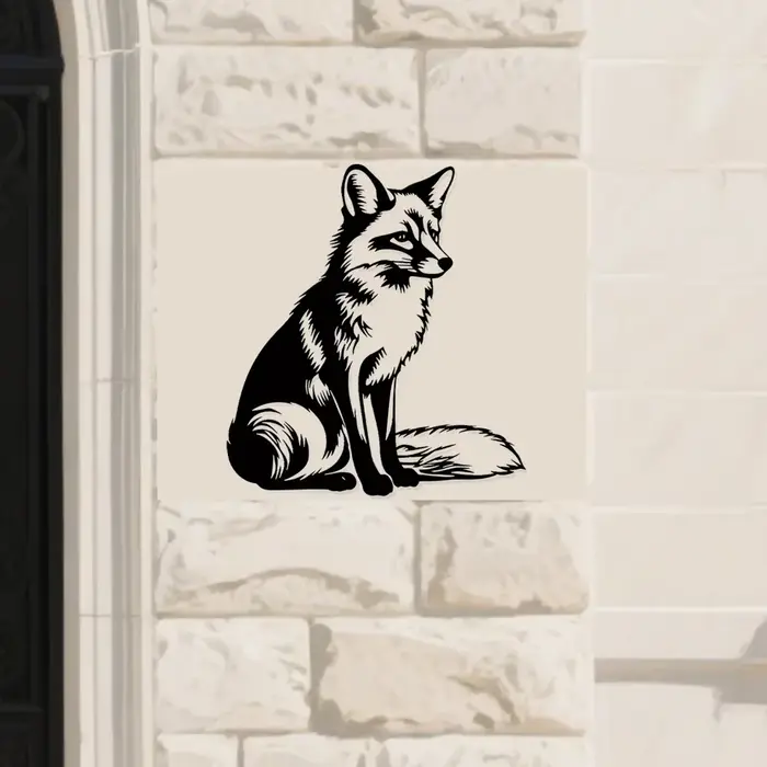 Décoration murale élégante en métal sculpté à la main