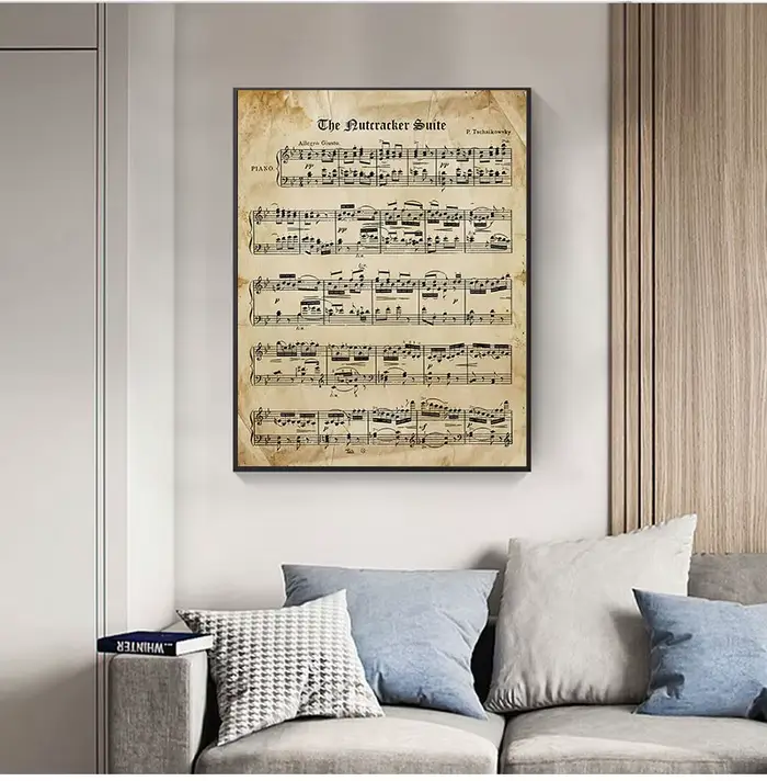 Affiche et impression de partitions Vintage casse-noisette