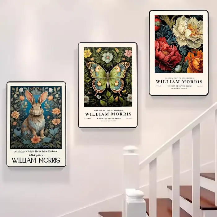 William Morris art affiche HD art mur collant étanche maison salon chambre bar décoration esthétique