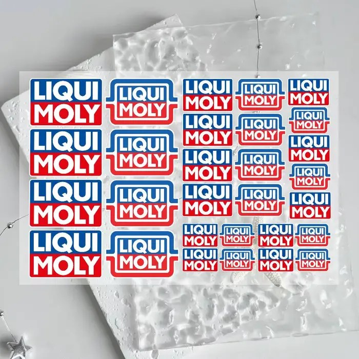 Autocollants Moto autocollant Auto carrosserie pare-chocs fenêtres Moto ordinateur portable murs vinyle décalcomanie voiture Tuning accessoires pour LIQUI MOLY