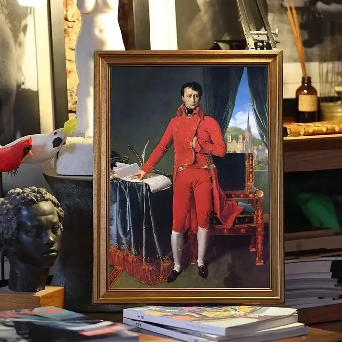 Art mural de couronnement Napoléon Bonaparte classique vintage