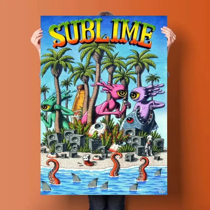 Affiche de chanteur Sublime