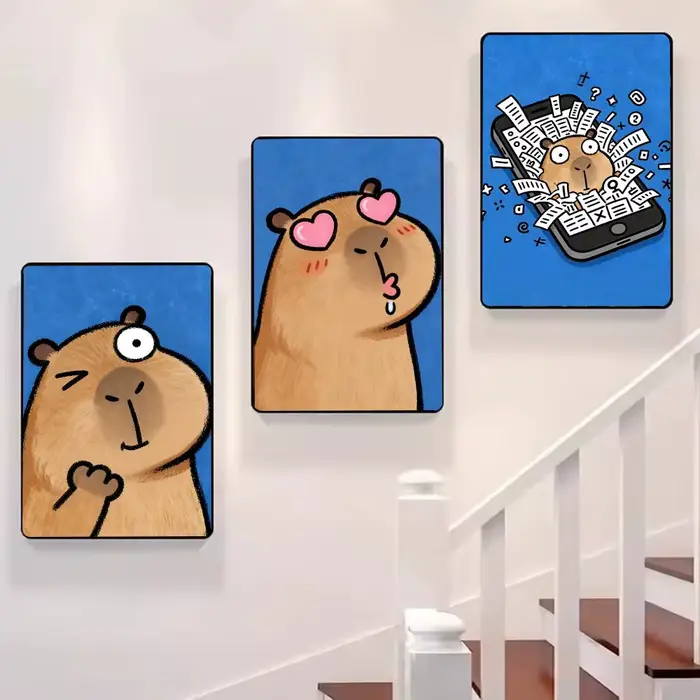 Peinture de dessin animé Kicapara simple et mignonne