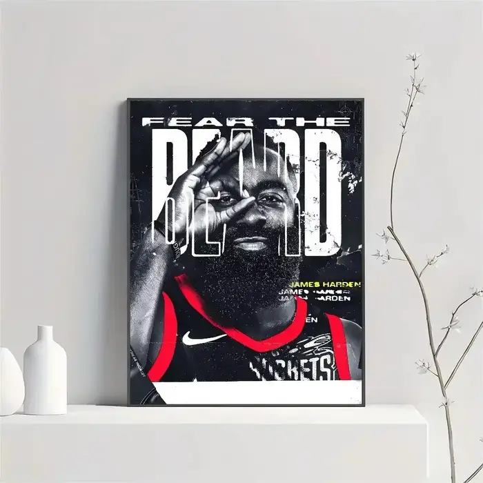 Affiche de basket-ball James Harden