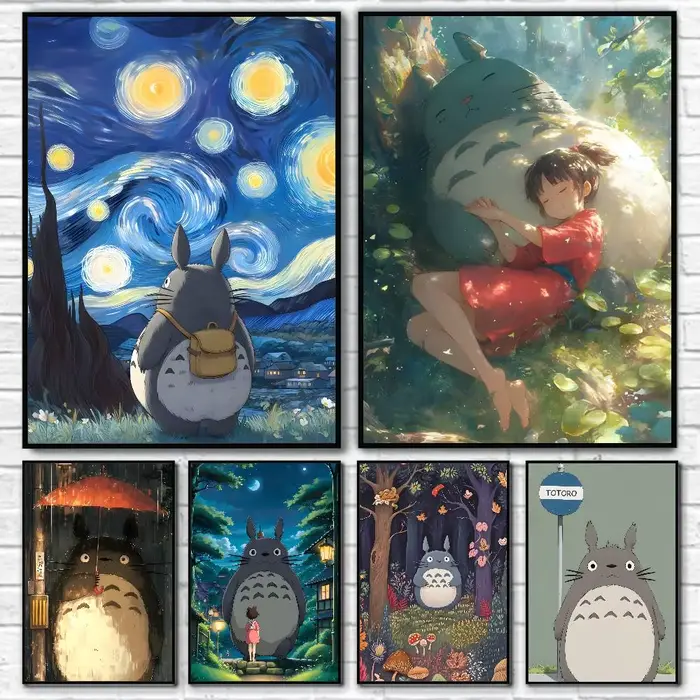 Affiches Anime T-Totoro