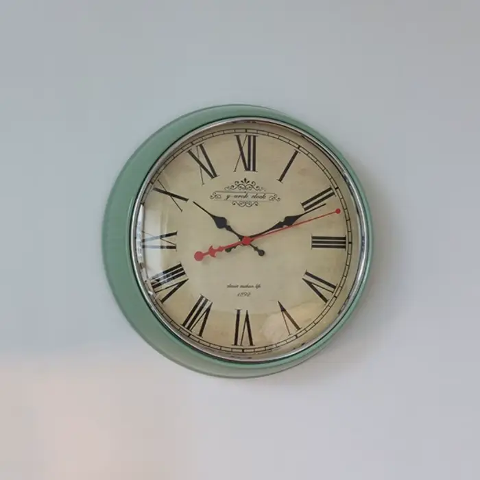 Grande Horloge Murale Américaine, Vintage, Shabby Chic, Salon, Rétro, Décoration de Maison, Chambre à Coucher, Bar Décoratif, Cadeau, SC624
