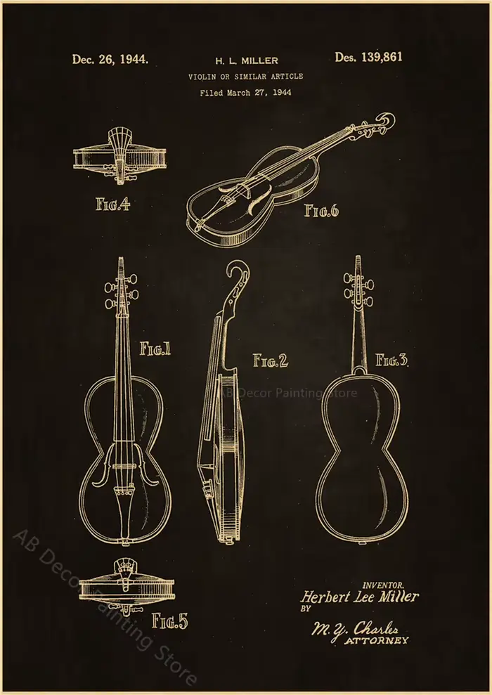 Affiches d'art musical, Style rétro, imprimés nostalgiques, Vintage, décor de salle de maison, de Cl