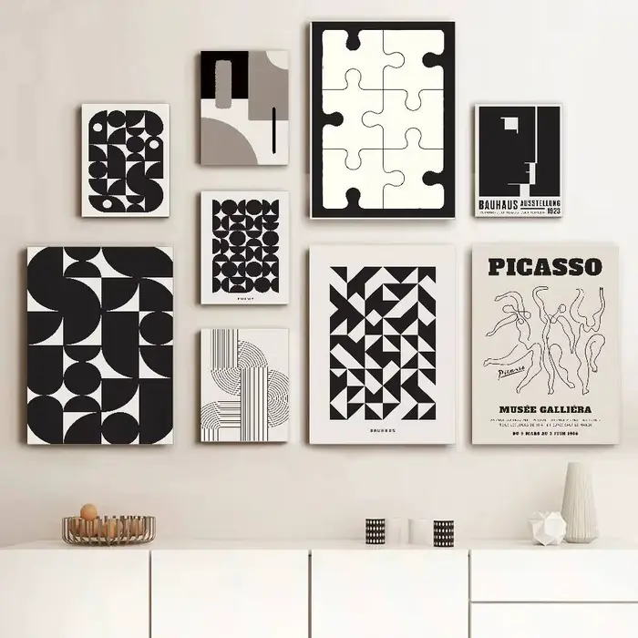 Affiche de croquis de femme Matisse noir et blanc