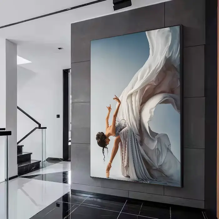 Peinture sur toile moderne pour danseuse de Ballet