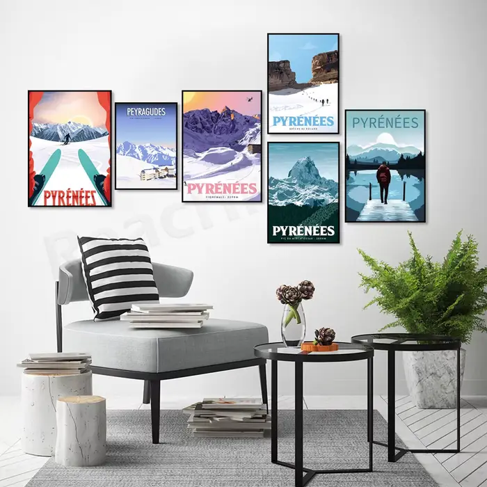 Affiche des Pyrénées - Brèche de Roland