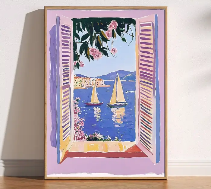 Henri Matisse, série « Fenêtre ouverte sur la Méditerranée »