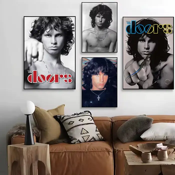 Affiche de groupe de Rock D-Doors Jim Morrison
