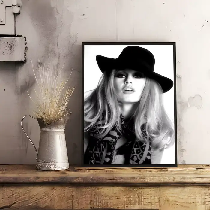 Pop chanteur B_Brigitte B_Bardot Magazine affiche décorative murale Art autocollants Mural Photo impression pour la maison salon couloir décor