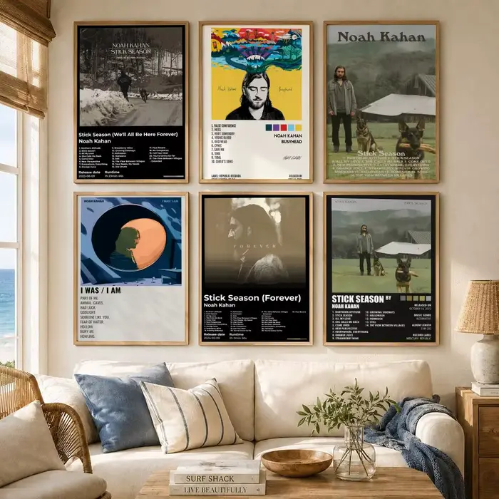 Affiche de chanteur folk-pop n-noah Kahan