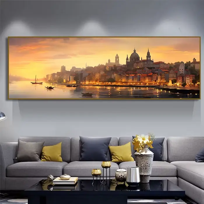 Affiche de voyage sur toile Porto Istanbul Venise New York Amsterdam