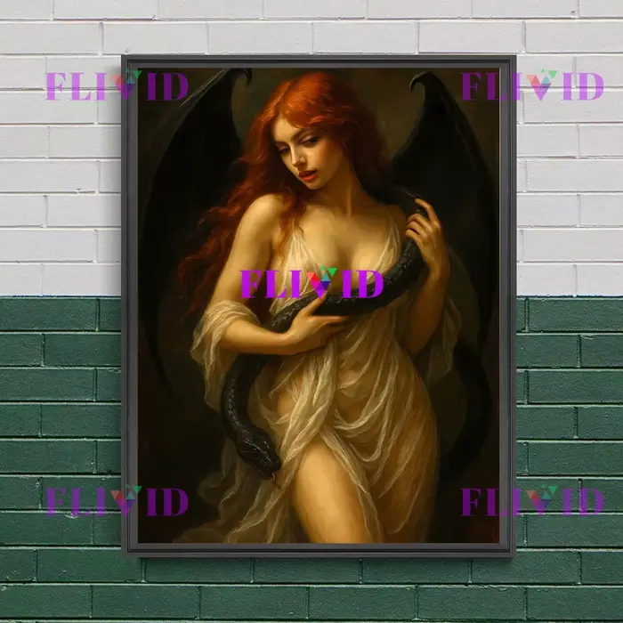 Art mural de déesse Lilith
