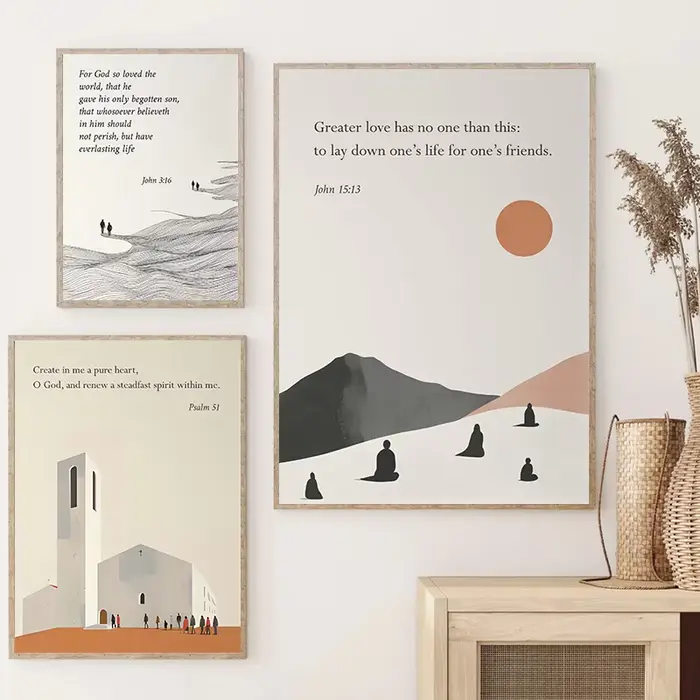 Illustration chrétienne moderne