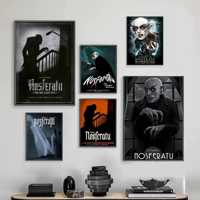 Nosferatu classique film d'horreur auto-adhésif Art affiche rétro autocollant bricolage salle Bar café autocollants peinture murale