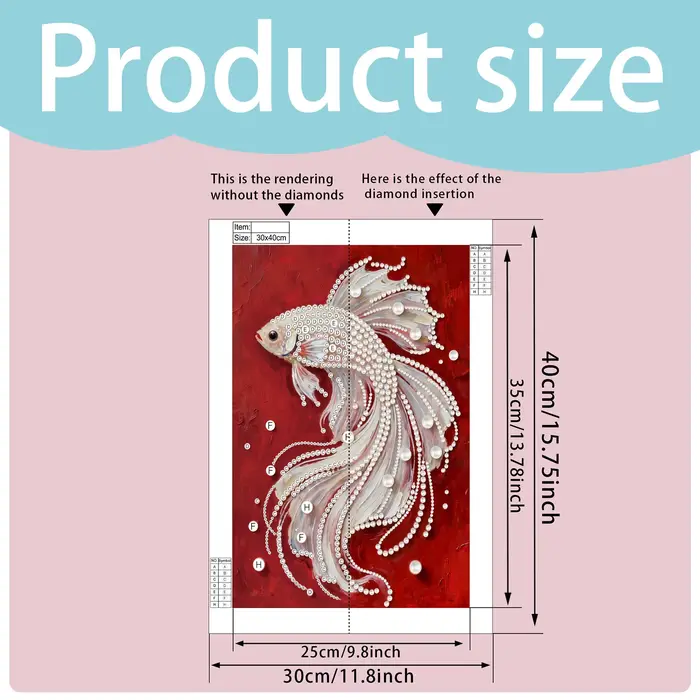 Kits d'art de peinture aux perles DIY 30x40cm