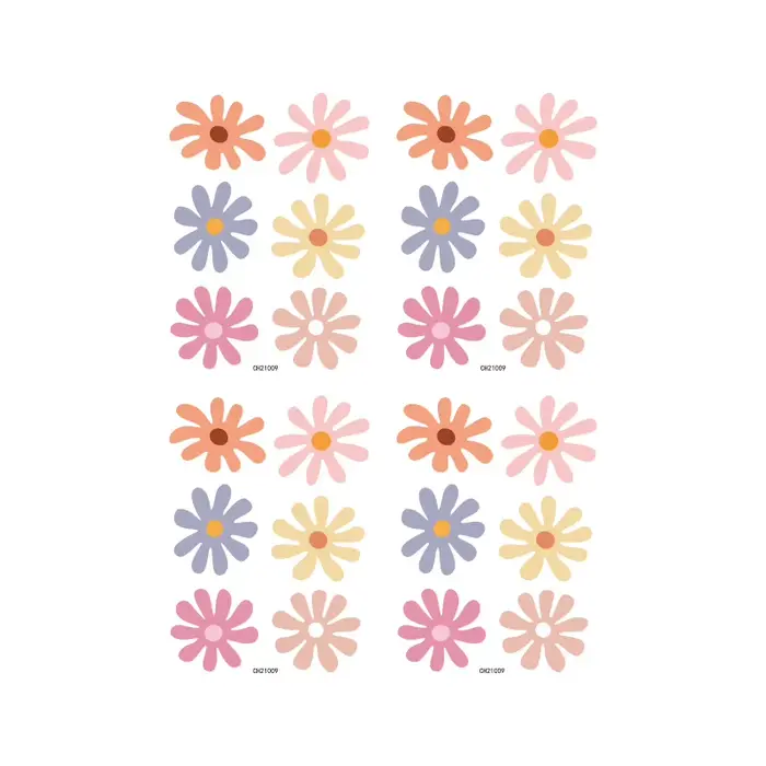 Autocollants muraux floraux marguerite