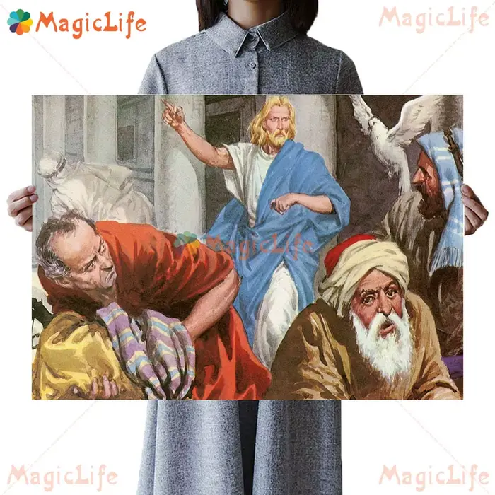 Affiche de prière de croix de Religion vierge marie
