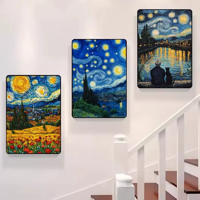 Vincent Willem van Gogh peinture calligraphie toile affiche: sans plis imperméable Durable tous les espaces décoration murale