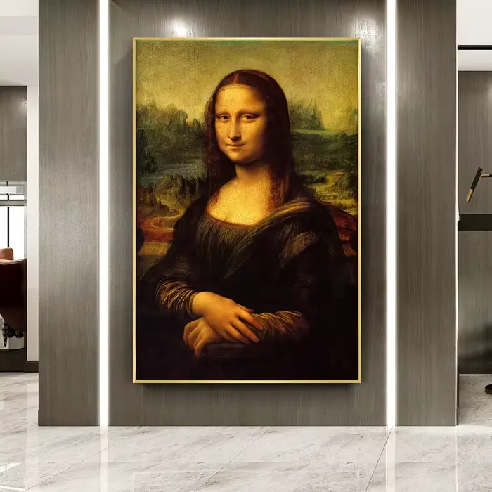 La Joconde célèbre toile d'art personnalisé par Leonardo Da Occasion i