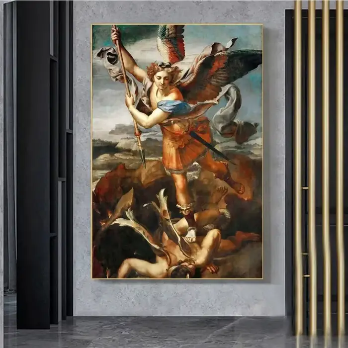 Affiches imprimées du Saint Archange Michel