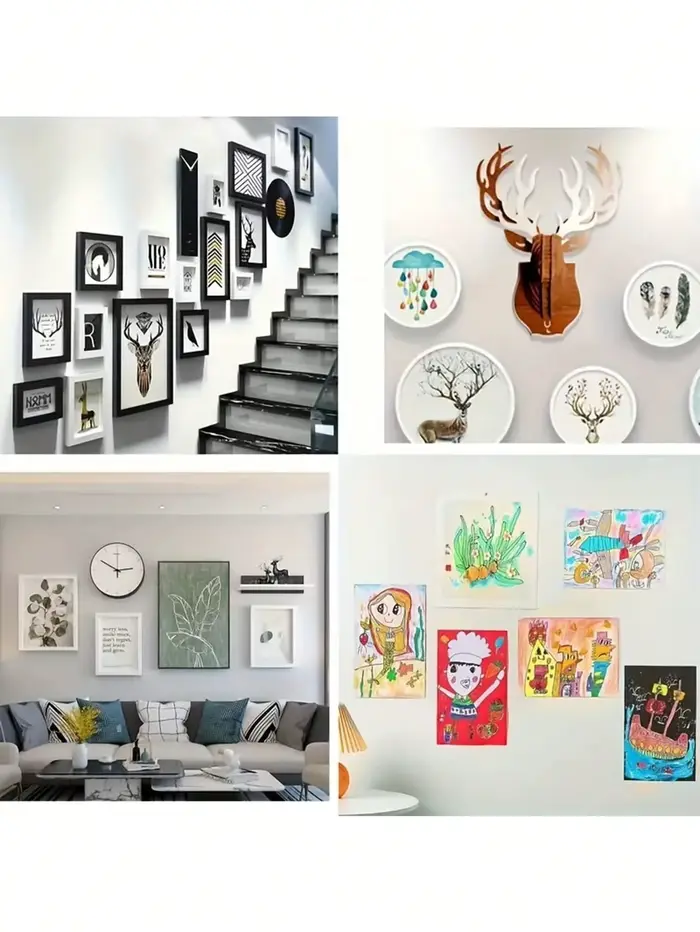 Support mural sans perçage pour tableaux