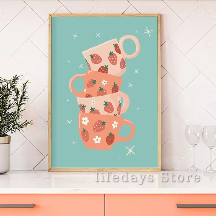 Peinture sur toile colorée