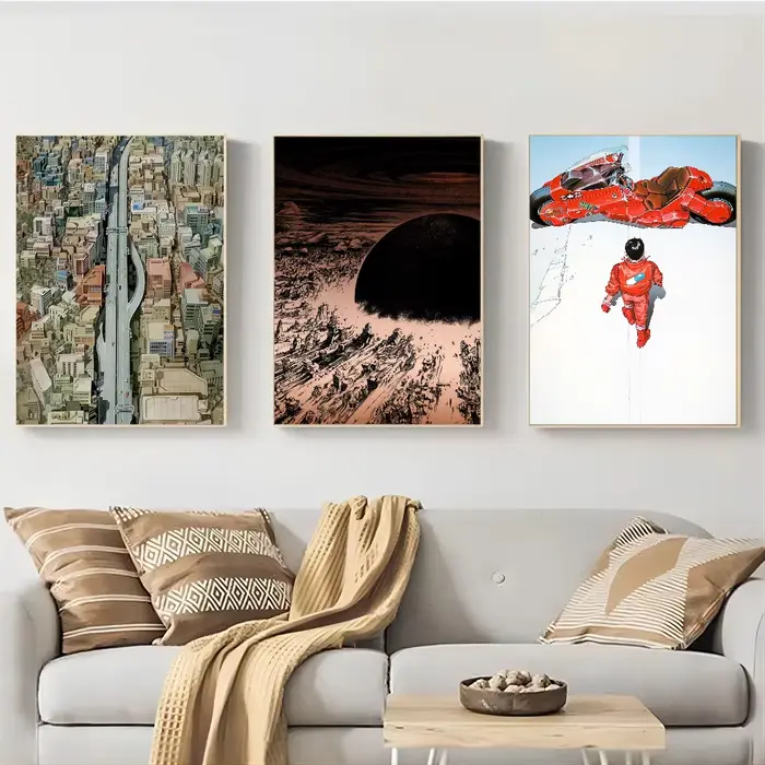 Affiche de Dessin Animé A-akira Auto-Adhésive en Papier Imperméable