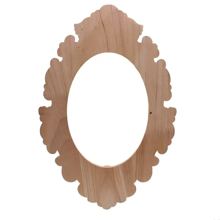 Cadre Photo artisanat en bois tranches de bûches disques cercle découpé grand décor