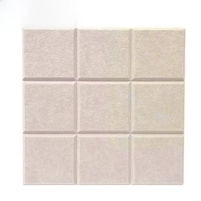 Panneau mural en feutre à grille 30x30cm, panneau insonorisé en Fiber de Polyester, panneau d'affich