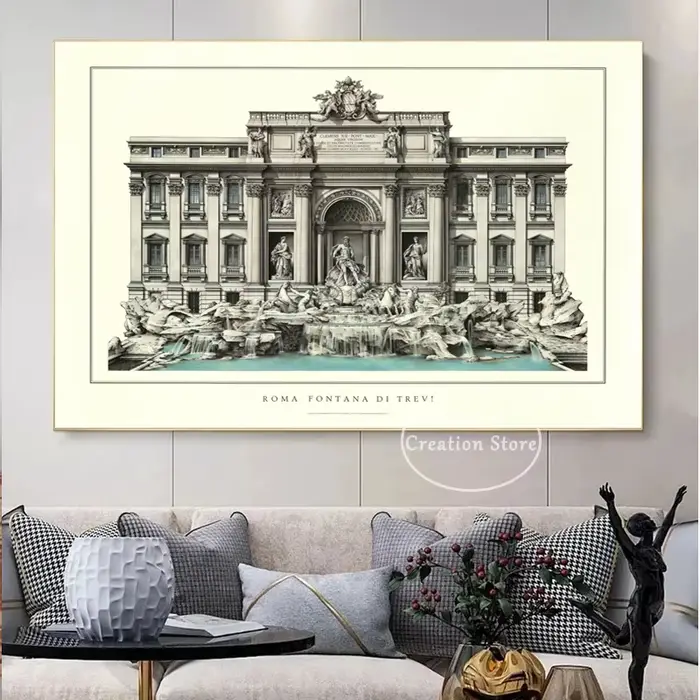 Peinture sur toile nordique classique