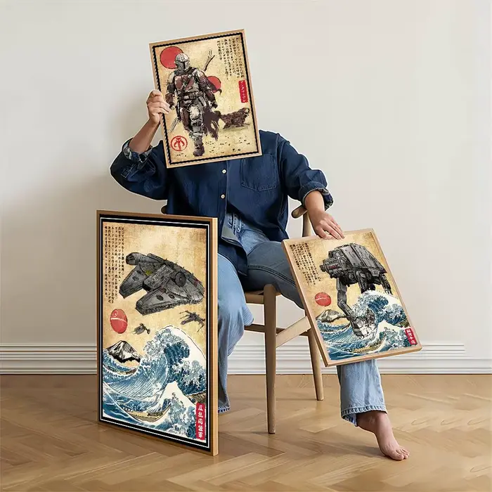 Affiche de Film s-star w-wars en papier blanc