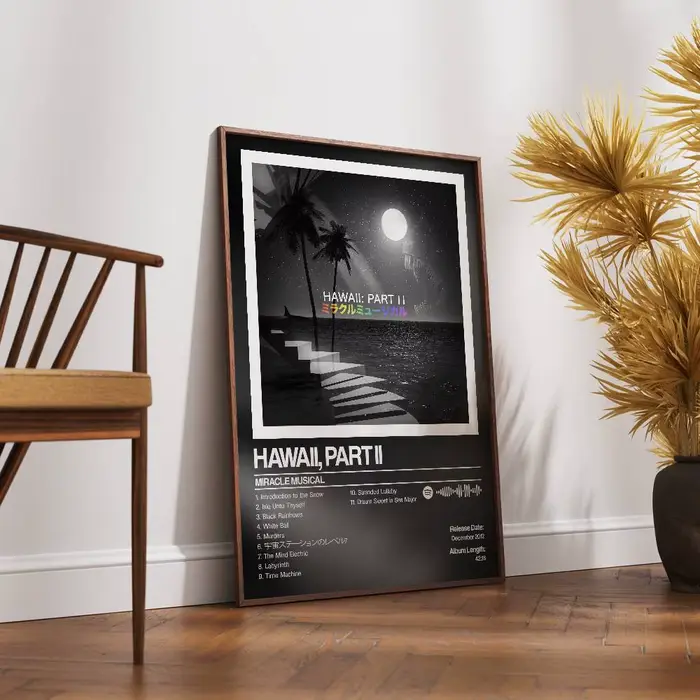 Affiche musicale Miracles imprimée HD