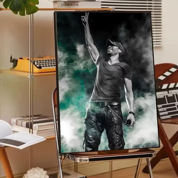 Affiche en papier imprimé de chanteur e-érique i-glesias, pour la maison, le salon, la chambre à cou