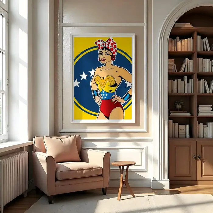 Affiche d'art esthétique Venezuela