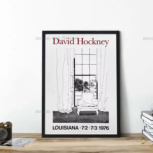 David Hockney – affiche de bain de soleil