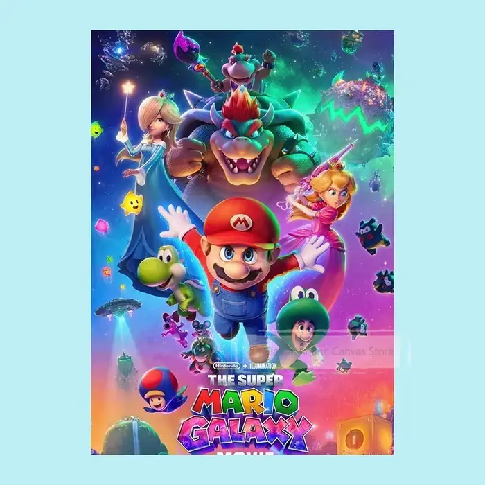 Affiche de film Super M-mario-s Galaxy