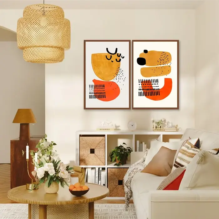 Peinture sur toile murale