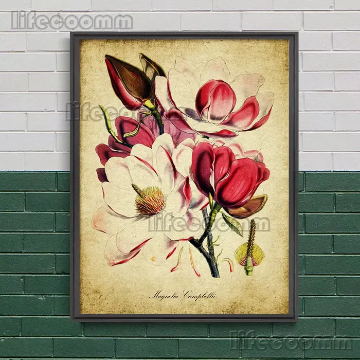 Peinture sur toile d'art mural vintage