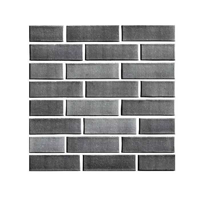 Autocollants muraux auto-adhésifs à motif de brique, gris, marron, Style rétro, papier peint 3D, déc
