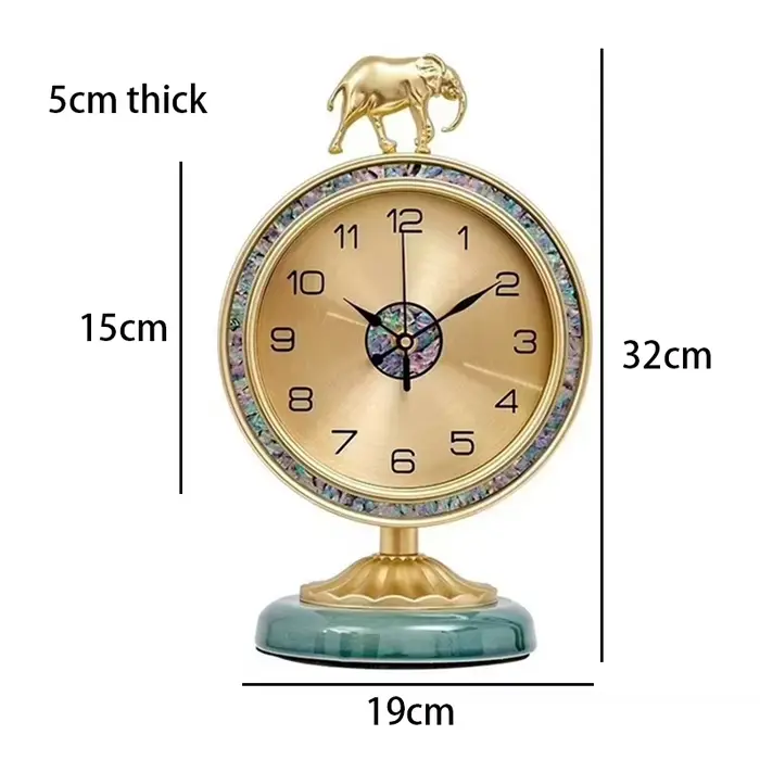 Horloge de Table Vintage moderne Simple, horloge de luxe, pour la maison, le salon, silencieuse, int