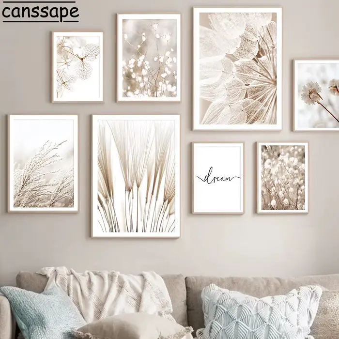 Peintures murales de paysage Beige
