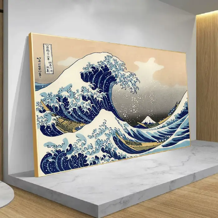 Peinture Murale de Grande Vague de Kanagawa
